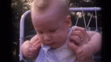 Camden New Jersey USA (1960): The Little Kid Is Doing Smiling In The House Very