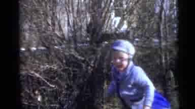 Camden New Jersey USA (1960): Two Children Playing With The Mud And Exploring In