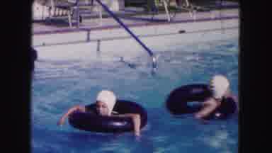 Miami Florida USA (1960): A Person Trained The Children For Swimming They Are