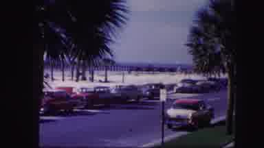 Miami Florida USA (1960): Panoramic View Of Beach View Of Hotel Room In Front Of