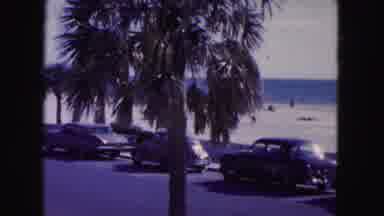 Miami Florida USA (1960): Hot Days Of Summer Relaxing In A Pool Near The Beach