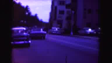Miami Florida USA (1960): Old Vehicles On The Streets Recording Of Cars From