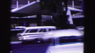 Miami Florida USA (1960): Entrance View Of A Very Busy Hotel In A Large City With