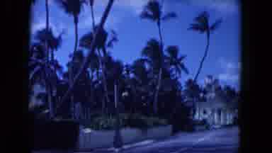 Miami Florida USA (1960): View From The Arrival Car To The Tourist City With Many