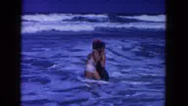 Miami Florida USA (1960): The Persons Are There In The Sea Shore They Enjoy
