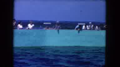 Miami Florida USA (1960): The Persons Are Seeing In The Dam Some Persons Are