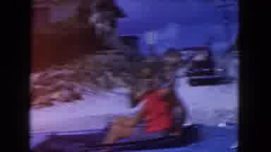 Miami Florida USA (1960): Family Leaves Home Girls With Headscarves Woman In White