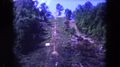 Miami Florida USA (1960): At The Bottom Of A Small Mountain Looking Upward Towards