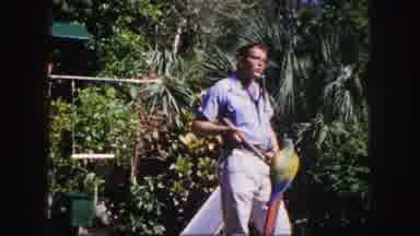 Tampa Florida USA (1960): Amateur Silent Video Of Man In A Force Typesetting Doing