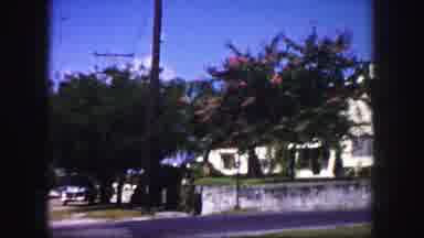 Tampa Florida USA (1960): Walking On The Street In Some Neighborhood Filled With