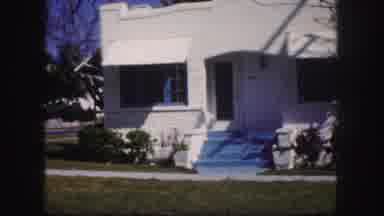 Tampa Florida USA (1960): White House With Beautiful Background