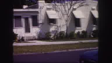 Tampa Florida USA (1960): A Guest House Is Located In The Garden The Peoples Are