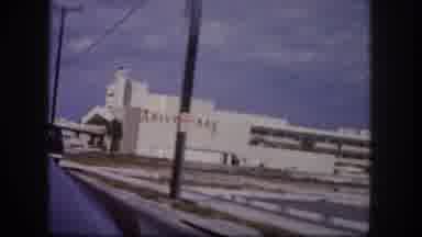 Tampa Florida USA (1960): The Car Is Going To The Road Very Fastly