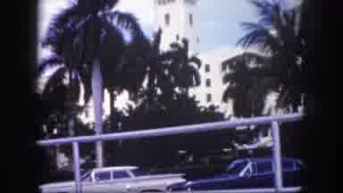 Tampa Florida USA (1960): The House Is Surrounded By Trees In A Car