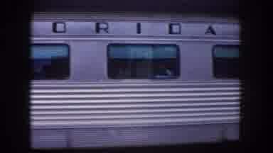 Tampa Florida USA (1960): Panoramic View Of Florida Passenger Train In Very Well