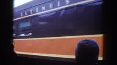 Tampa Florida USA (1960): Train Ride Through Town