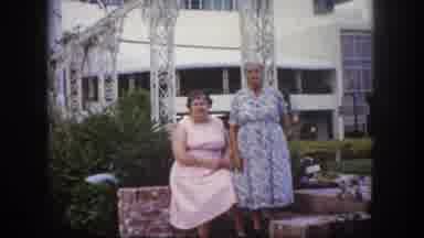 Tampa Florida USA (1960): The Two Ladies Are Sitting And Take The Photo Very