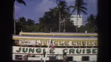 Tampa Florida USA (1960): Boats On The Deck Of A Lake And A Boat Called The Jungle