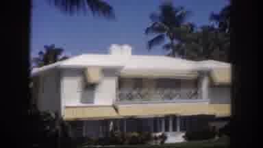 Tampa Florida USA (1960): Video Clip Of Houses Alongside The Water In A Tropical