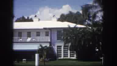 Tampa Florida USA (1960): Cruising View Of A Beautiful Home