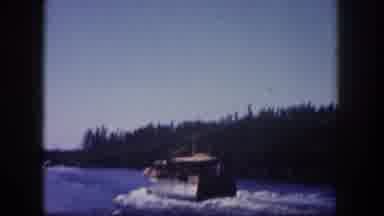 Tampa Florida USA (1960): View Of Tugboat Speed Boat And Ships On A Bright Sunny