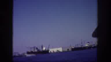 Tampa Florida USA (1960): View Of Ships At Seaport On A Clear Sunny Day