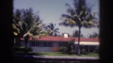 Tampa Florida USA (1960): Looking At Beautiful Homes From A Slow Moving Boat On