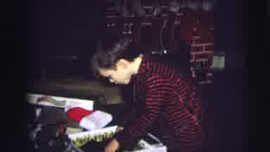 Lynbrook New York (1976): Boy Opens Box Examines The Contents Then Places The Lid