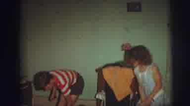 Lynbrook New York-1976: Three Kids Playing And Fighting Funny Moment Video