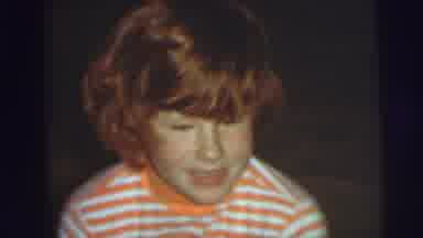 Lynbrook New York (1976): Three Children Are Having Fun And Are Playing And Table