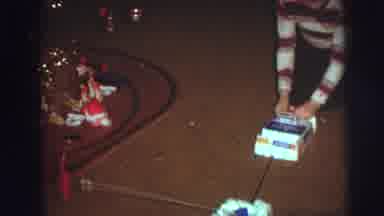 Lynbrook New York (1976): A Child Is Playing With His Toys Which Is Remote Control