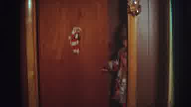 Lynbrook New York (1976): Little Boy In Pajamas Waking Up Around Christmas Time