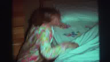 Lynbrook New York (1976): Children Kneeling Beside Beds For Bedtime Prayers