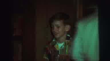 Lynbrook New York (1976): Child Hanging Christmas Stocking On Fireplace