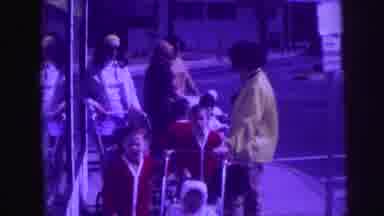 Lynbrook New York (1976): Family Outing With The Kids During Parade Outside A Shop