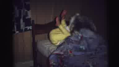 Lynbrook New York (1976): Children Jumping Into Bed Together In A Small Room With