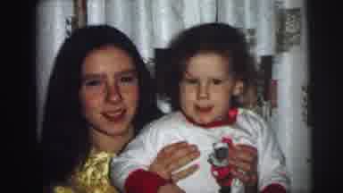 Lynbrook New York (1976): A Mom And Five Children In Their Pajamas By The