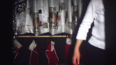 Lynbrook New York (1976): Shot Of A Family And Children And Their Christmas