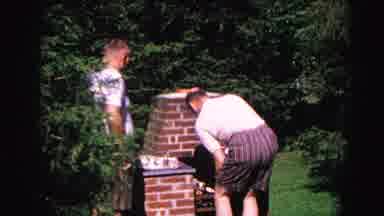 Hagerstown Maryland Usaa (1963): A Father Teaching A Son How To Set Up The