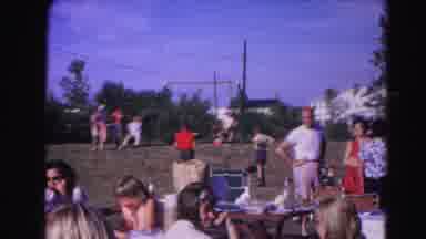 Hagerstown Maryland Usaa (1963): People Gathered At A Park On A Sunny Day Enjoying