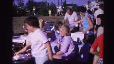 Hagerstown Maryland Usaa (1963): People Gathering At An Event With Children