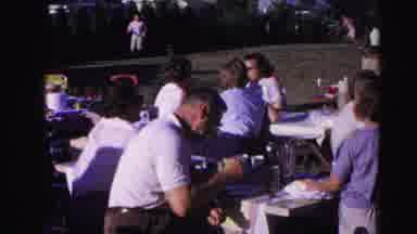 HAGERSTOWN MARYLAND USAA-1963: Picnic With Games And Food