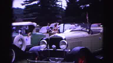 Hagerstown Maryland Usaa (1963): Several Old Vehicles At A Car Show With People