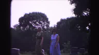 Hagerstown Maryland Usaa (1963): The Two Ladies Are Talking In The Outside Of The