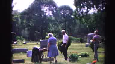 Hagerstown Maryland Usaa (1963): Friends On Cemetery Trying To Open A Loculus And