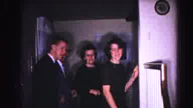 Hagerstown Maryland Usaa (1963): Family And Nurse Laughing In Hallway Of A Home