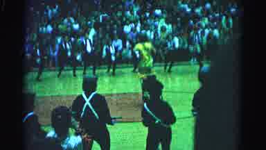 Hagerstown Maryland Usaa (1963): School Marching Band Choreography At Pep Rally