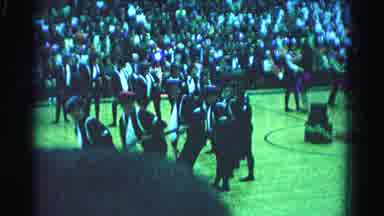 Hagerstown Maryland Usaa (1963): Student Event On A Multisport Court With A Large