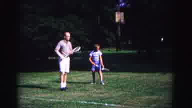Hagerstown Maryland Usaa (1963): A Game Of Badmitten A Couple On On Side And