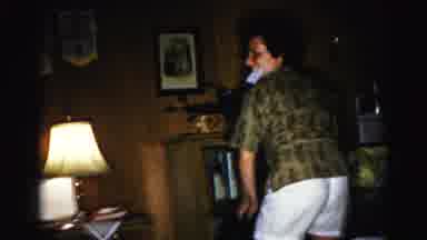 Hagerstown Maryland Usaa (1963): Woman Wearing Black Shirt Places Black Cushion On